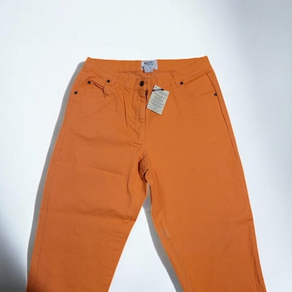 Womens Stretch Orange Color Jeans By Mainstreet Blues NWT - Picture 4 of 4